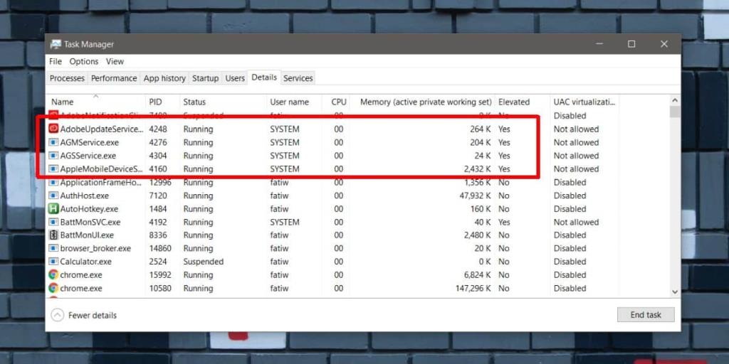 Cara memeriksa apakah suatu proses berjalan sebagai administrator di Windows 10