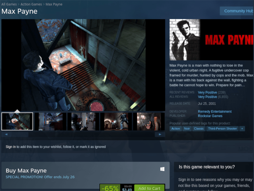 Cách chơi Max Payne trên Linux