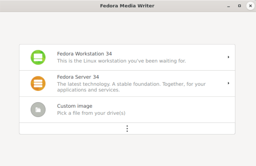 Como usar o Fedora Media Writer para criar um USB de instalação do Fedora