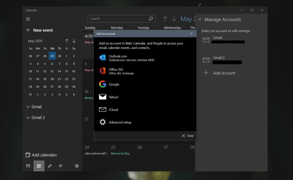 Cara menambahkan acara ke Kalender Windows 10