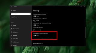 Cara mematikan latar belakang desktop di Windows 10