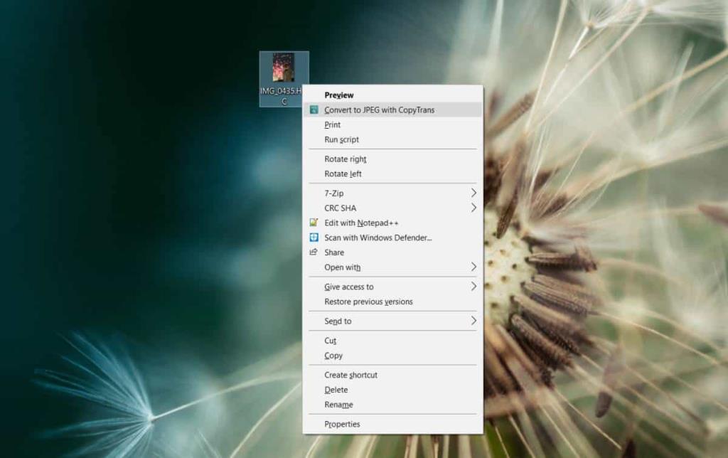 Cara mengonversi gambar dari HEIC ke JPEG di Windows 10