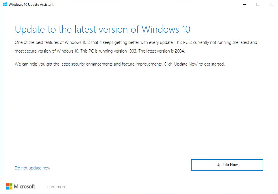 如何使用 Windows 10 更新助手升級 Windows