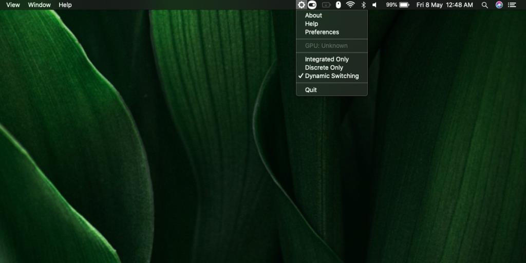 Как вручную переключиться на графический процессор в macOS