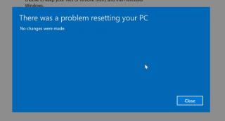 Cách Đặt lại PC trên Windows 10 khi Tự động Đặt lại Không thành công