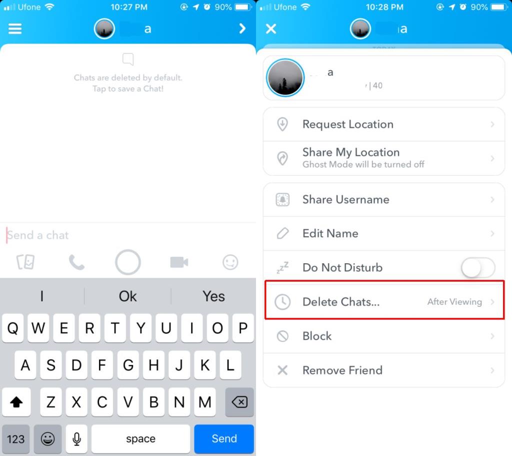 Snapchatte Mesajların Süresi Dolduğunda Nasıl Değiştirilir