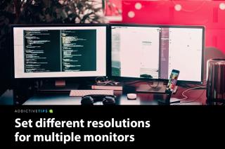 Como definir resoluções diferentes para monitores múltiplos no Windows 10