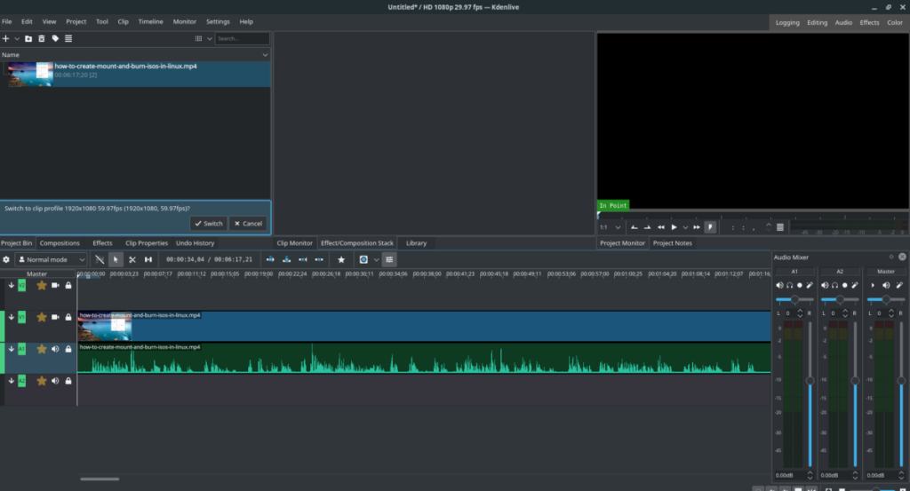 Bagaimana cara mengganti audio dalam video di Linux