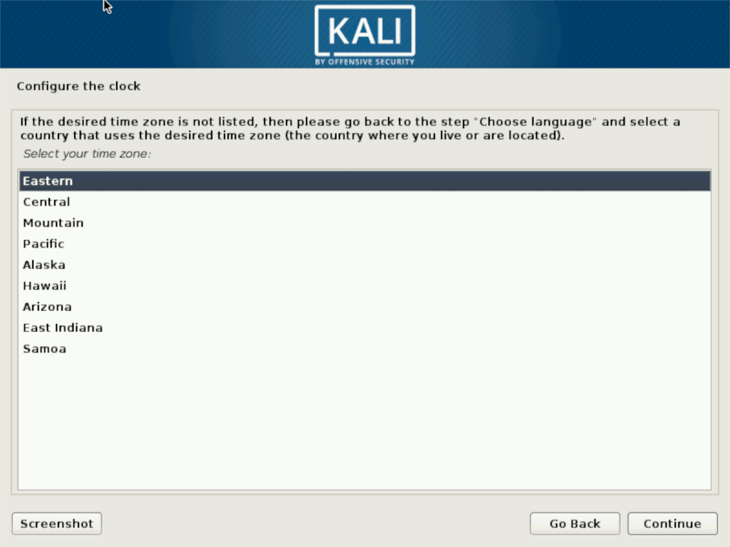 วิธีการติดตั้ง Kali Linux . ล่าสุด