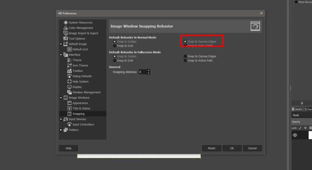 Cara mengubah pengaturan default di GIMP pada Windows 10