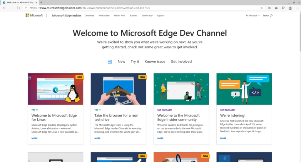 วิธีทดลองใช้ Microsoft Edge บน Linux ก่อนเผยแพร่