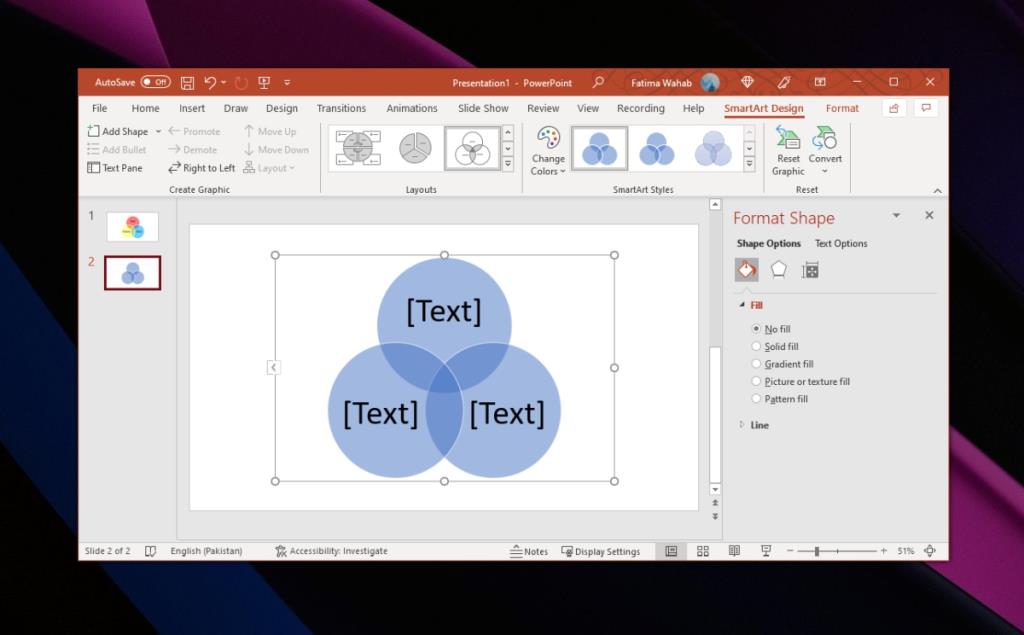 Cara membuat Diagram Venn di PowerPoint