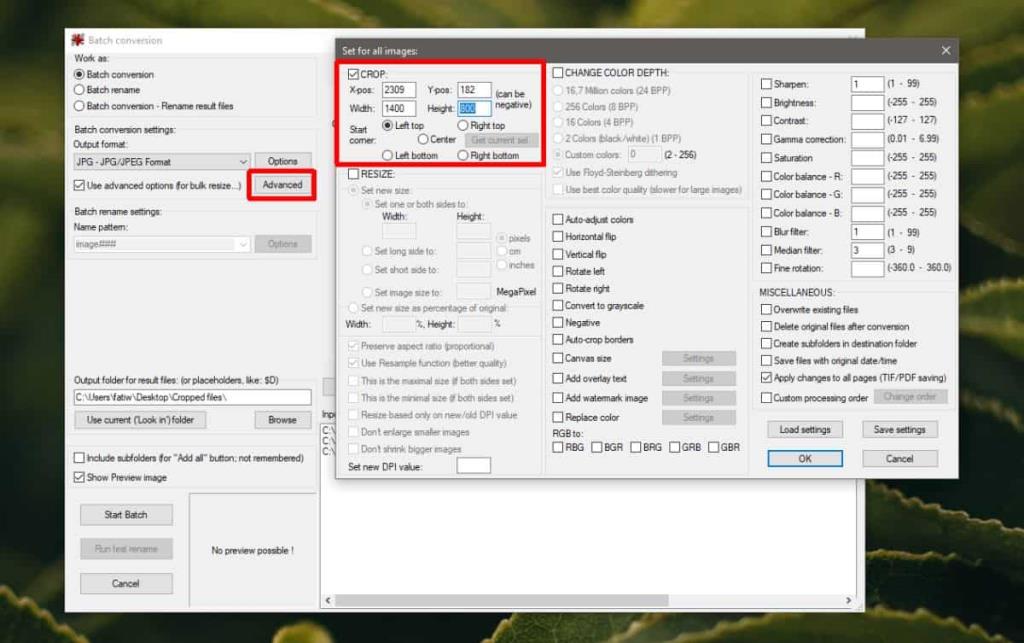 Cara mengelompokkan gambar krop di Windows 10