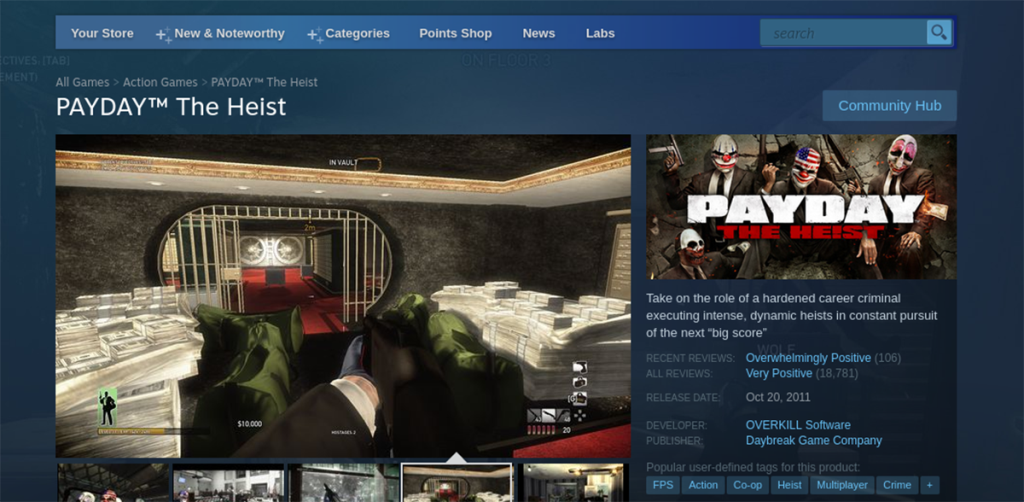 Como jogar PAYDAY: The Heist no Linux