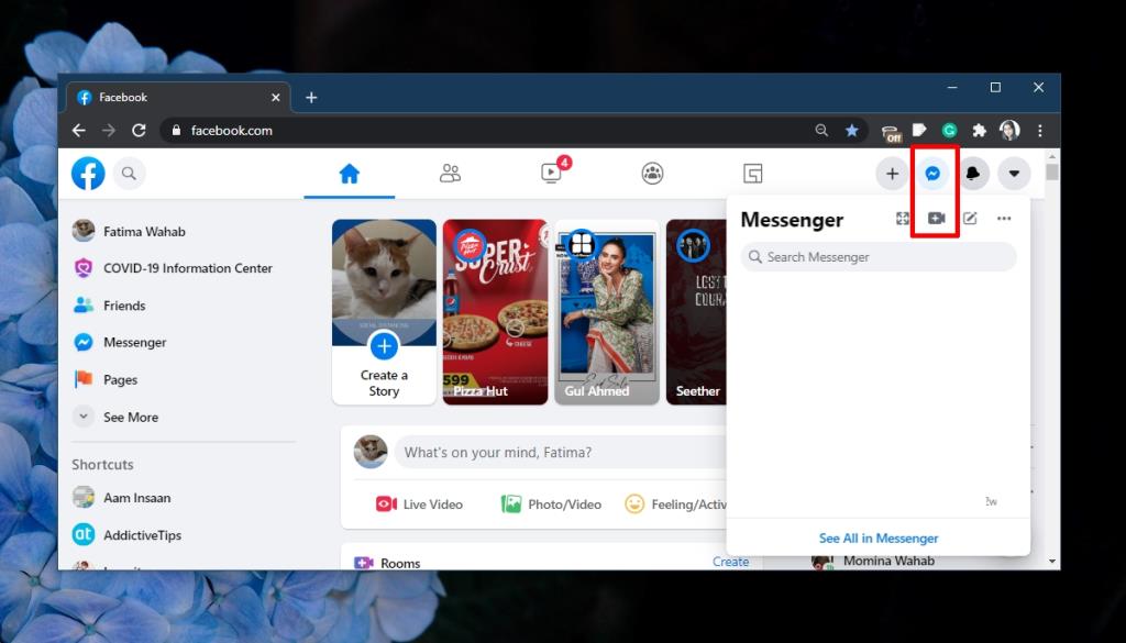 Cara membuat Ruang Messenger Facebook