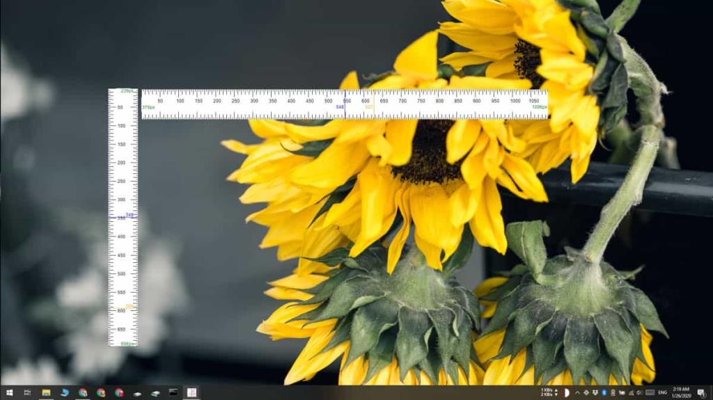 Como adicionar uma régua à tela no Windows 10