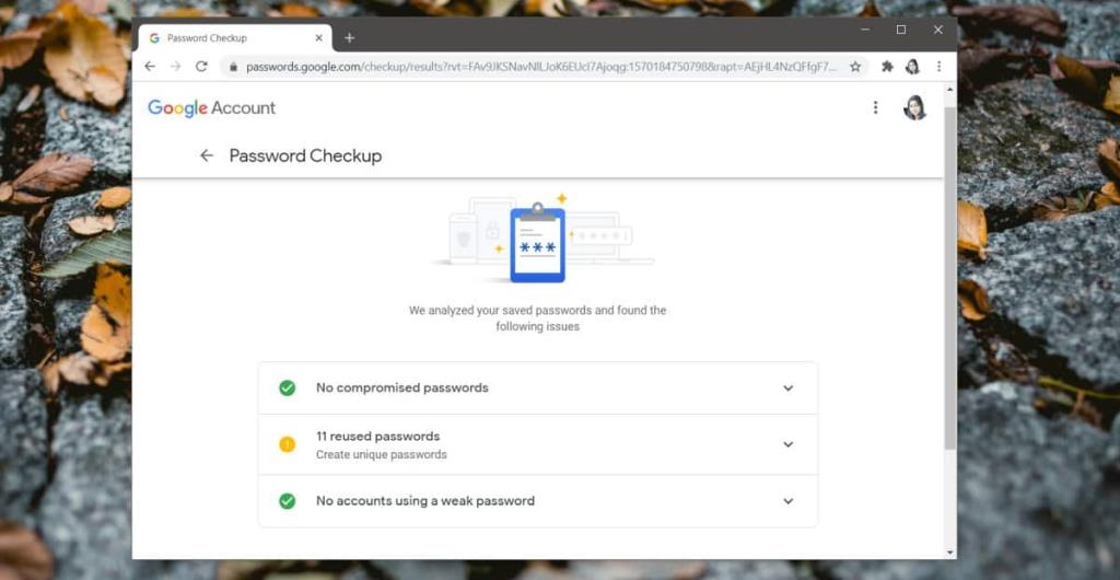 Como auditar senhas com a ferramenta Google Password Checkup