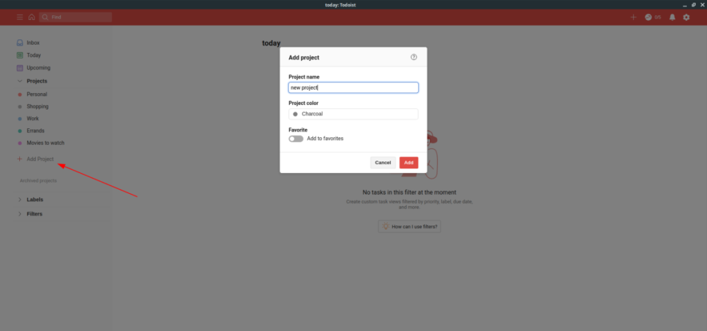 วิธีใช้แอป Todoist อย่างเป็นทางการบน Linux