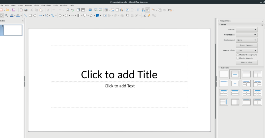 Cara membuka file Microsoft Powerpoint di Libre Office