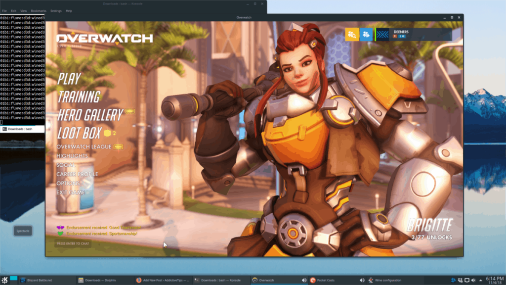 วิธีเล่น Overwatch บน Linux