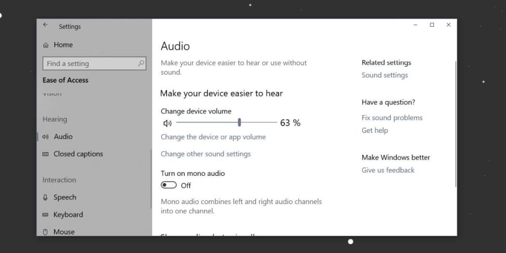 Cara mengaktifkan audio Mono di Windows 10