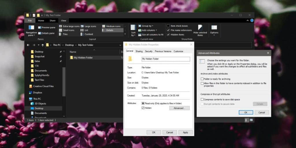 Cara menyembunyikan folder di Windows 10