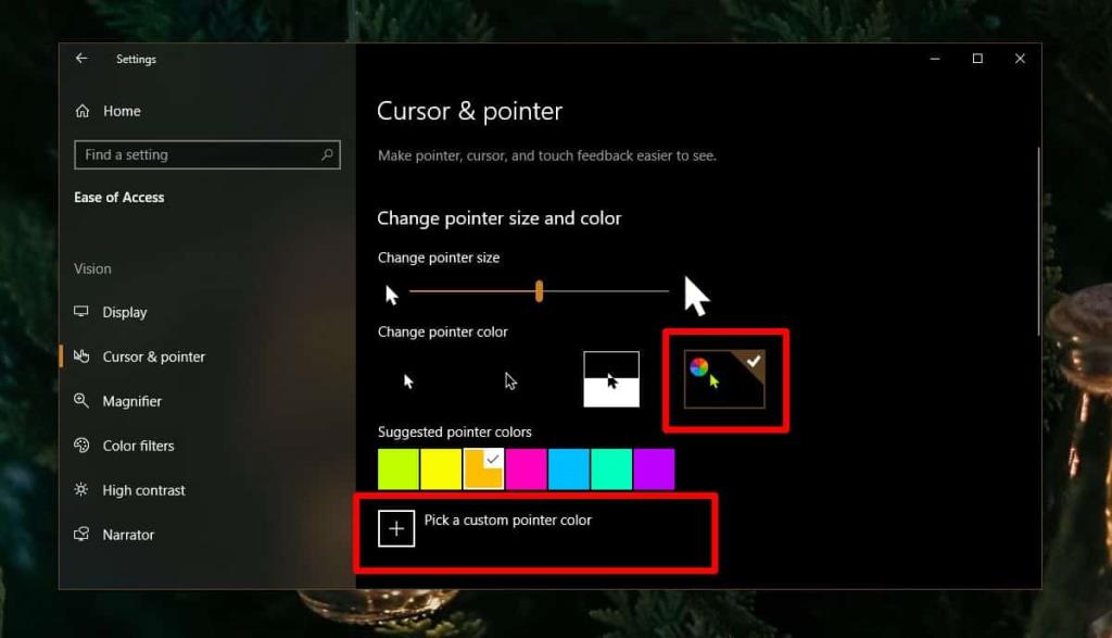 Cara mengatur warna aksen ke warna kursor di Windows 10