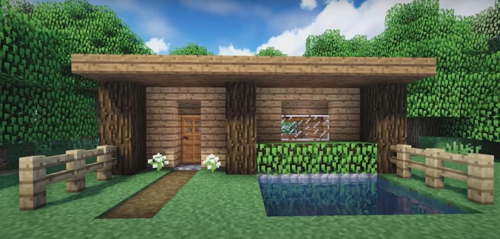 10 ide rumah Minecraft yang mudah