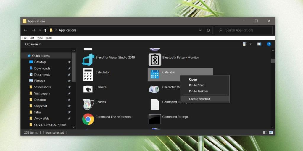 So erstellen Sie eine Desktopverknüpfung für UWP-Apps unter Windows 10