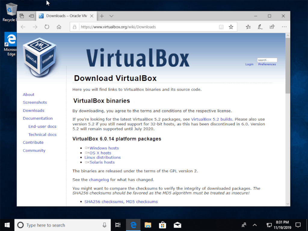 Cara mengatur mesin virtual Linux di Windows