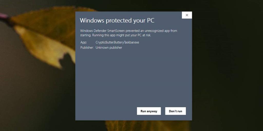 Bagaimana cara memperbaiki tidak ada opsi Run Anyway di SmartScreen di Windows 10