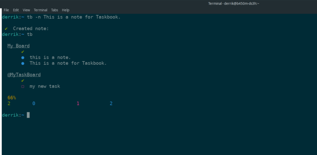 วิธีใช้ Taskbook เพื่อจัดการงานในเทอร์มินัล Linux