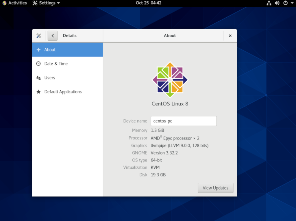 Come installare la workstation CentOS 8