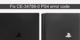 Como corrigir o código de erro CE-34788-0 PS4