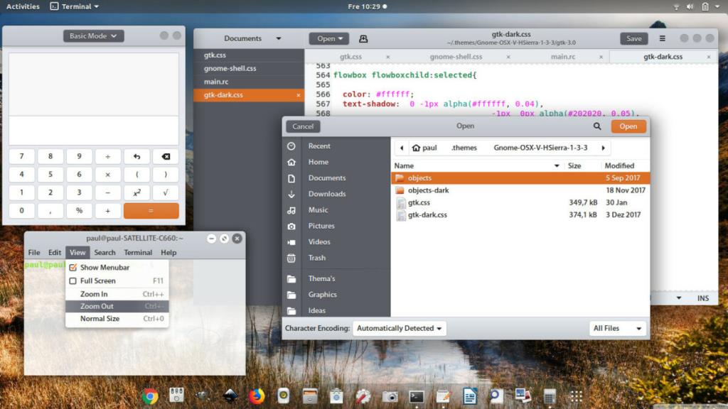 Cara menginstal tema Orangini GTK di Linux