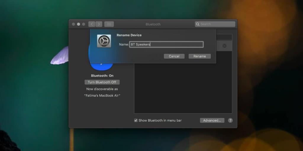 Cara mengganti nama perangkat Bluetooth di macOS