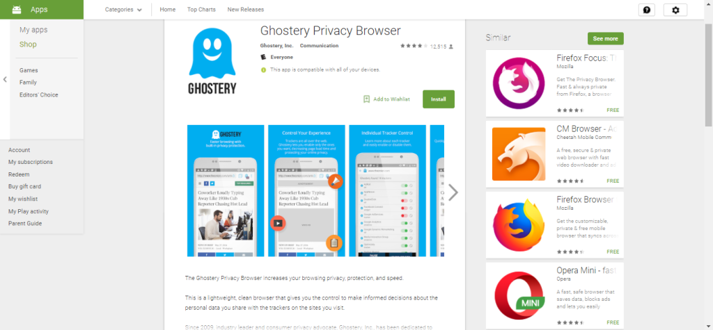 10 migliori app browser anonime per Android per rimanere in incognito