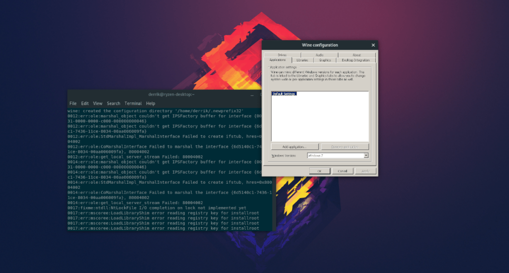 Come creare nuovi prefissi Wine su Linux