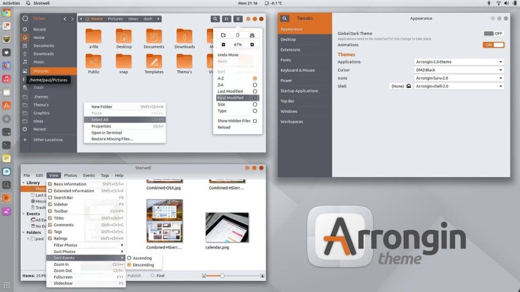 Come installare il tema Arrongin su Linux