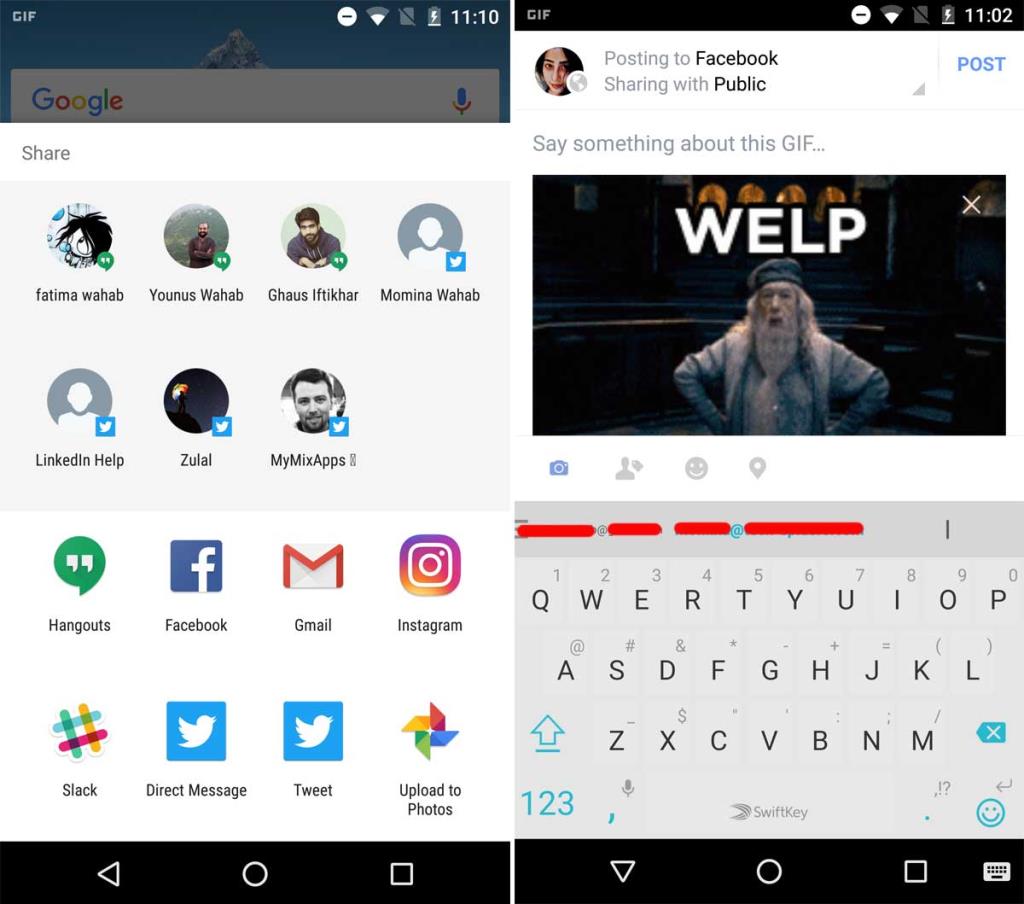 Come cercare e condividere GIF su Android senza cambiare app