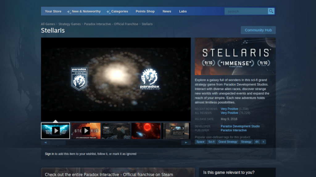 Como jogar Stellaris no Linux