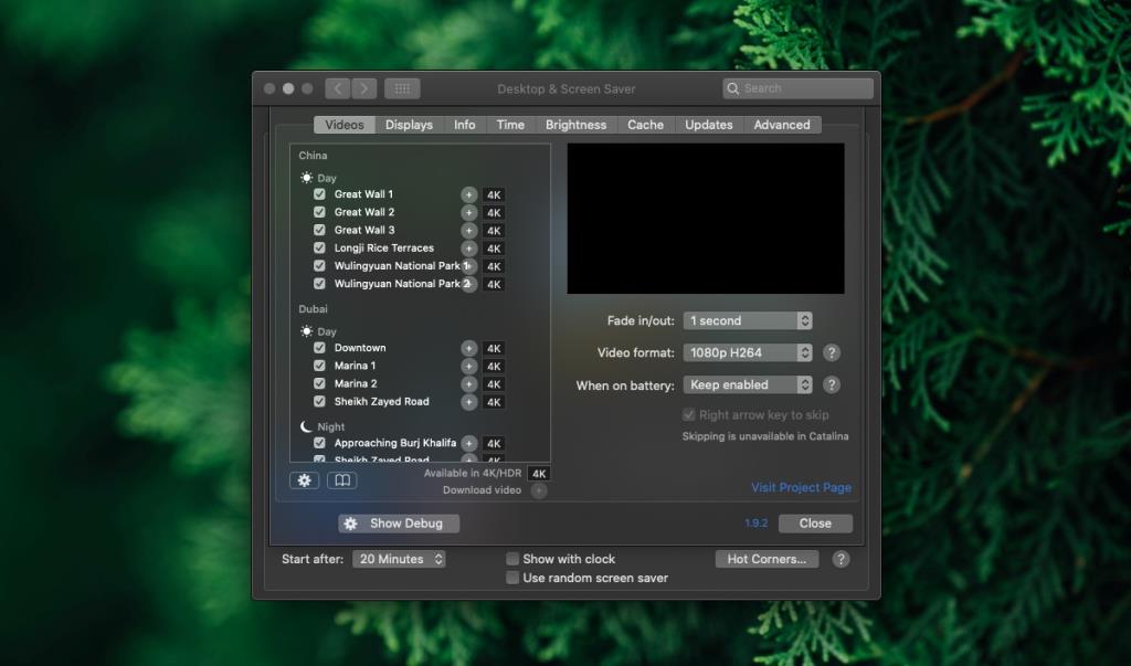 Cara mendapatkan screensaver AppleTV di macOS