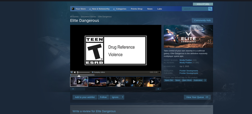 LinuxでEliteDangerousをプレイする方法