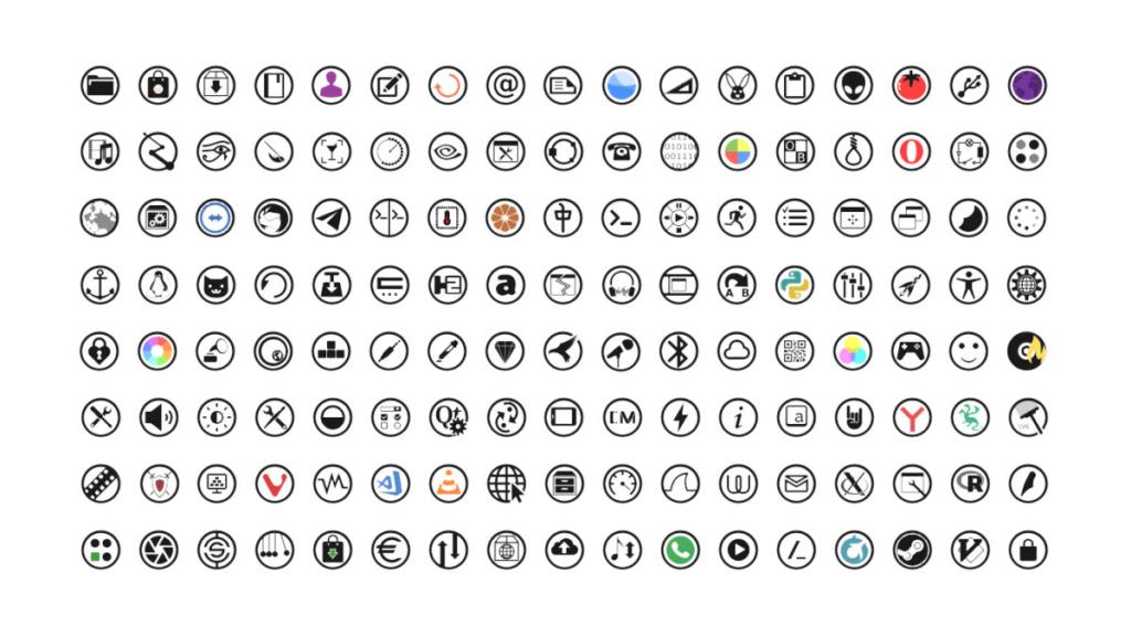 So installieren Sie das Simply Circles-Symboldesign unter Linux