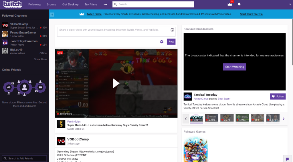 Cómo transmitir a Twitch desde la línea de comandos en Linux