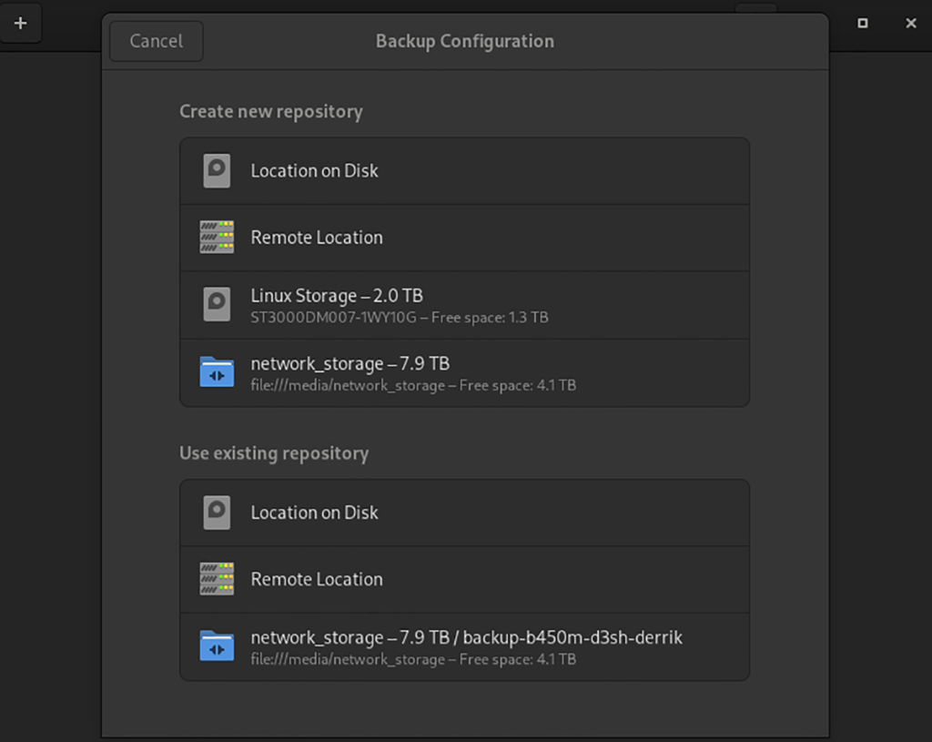 Cara mencadangkan file di Linux dengan Pika Backup