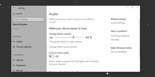 So aktivieren Sie Mono-Audio unter Windows 10