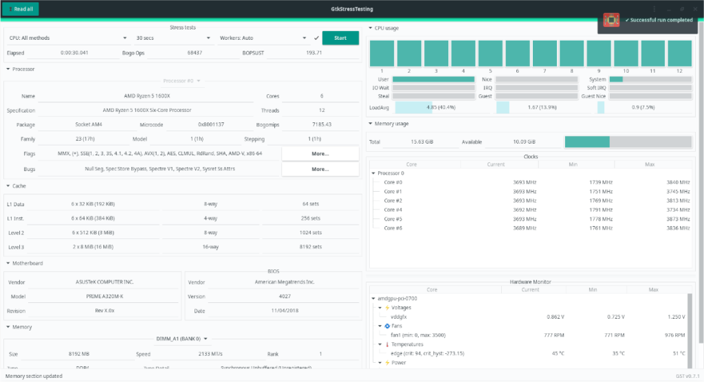 Cara menguji stres PC Linux Anda