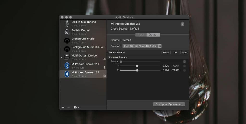 Cara mengelola volume untuk perangkat Audio Multi-output di macOS