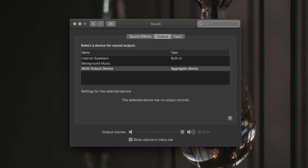 Come gestire il volume per i dispositivi audio multi-output su macOS